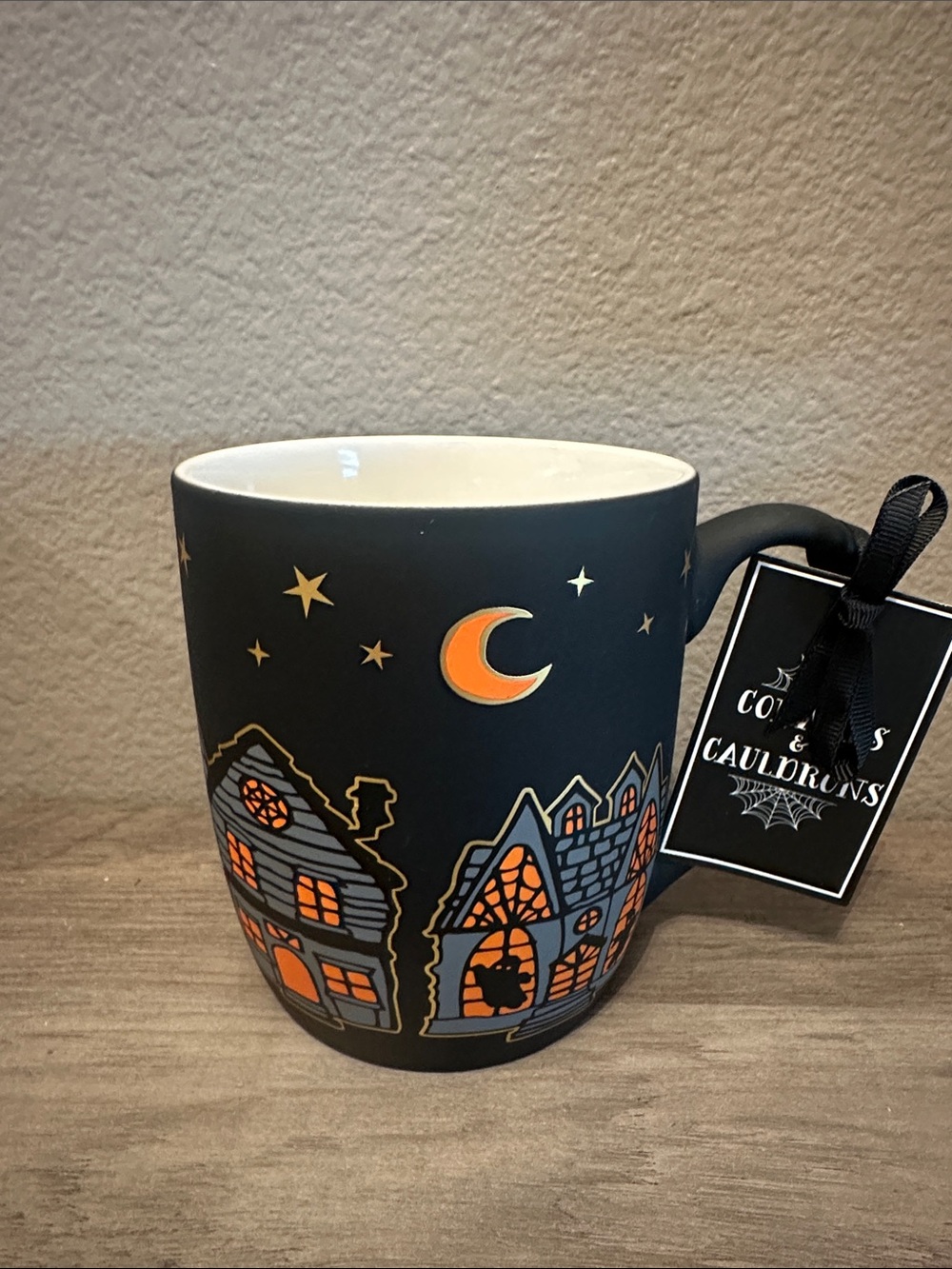 Cobwebs & Cauldrons Haunted House Mug